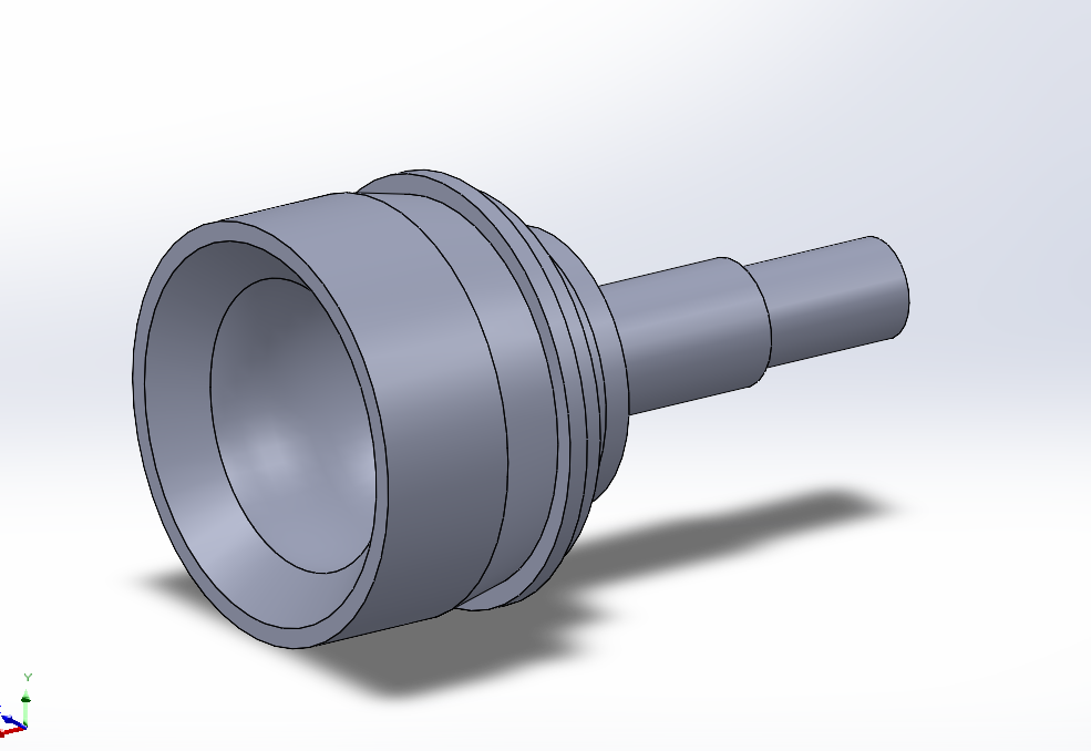 FREE CAD FILE ONLY: Toyota Tacoma outer CV axle