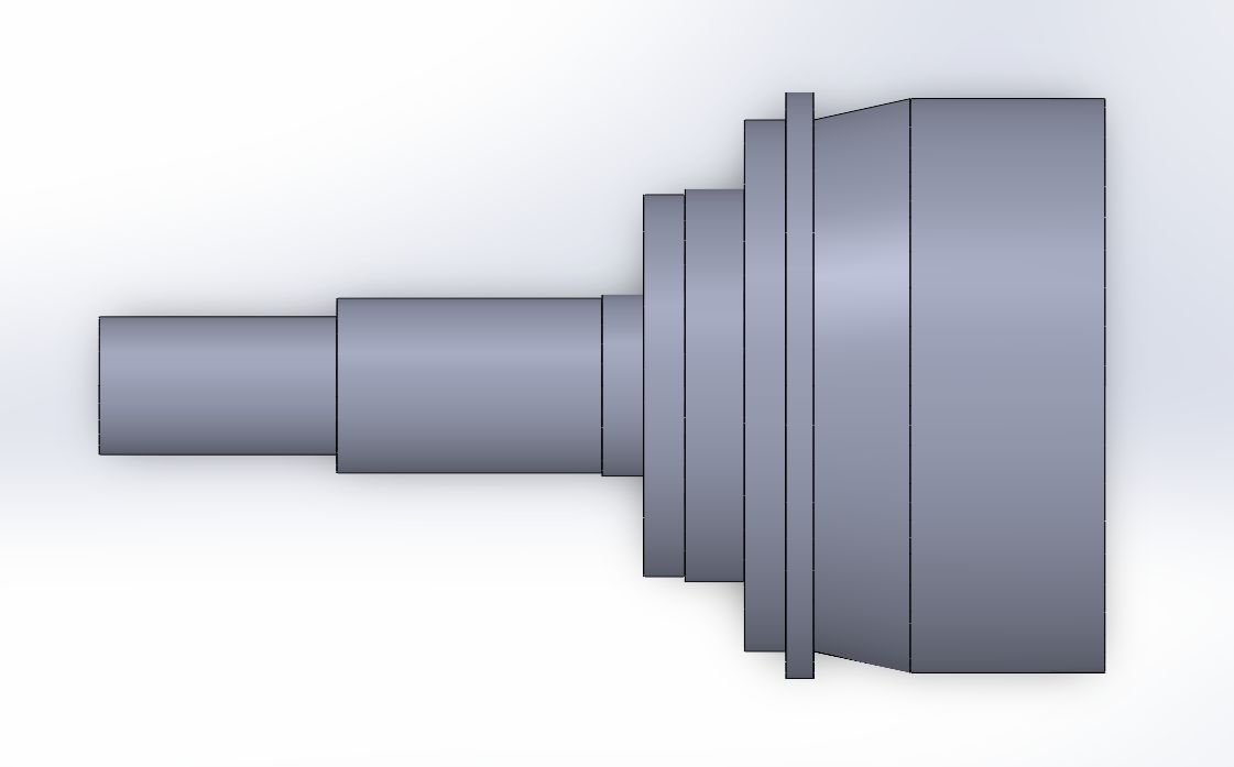 FREE CAD FILE ONLY: Toyota Tacoma outer CV axle