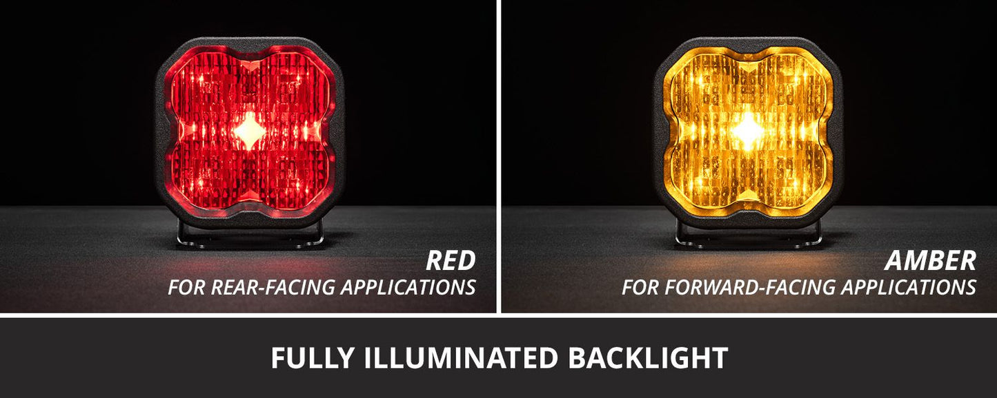 Diode Dynamics SS3 Yellow LED Pod (Pair)