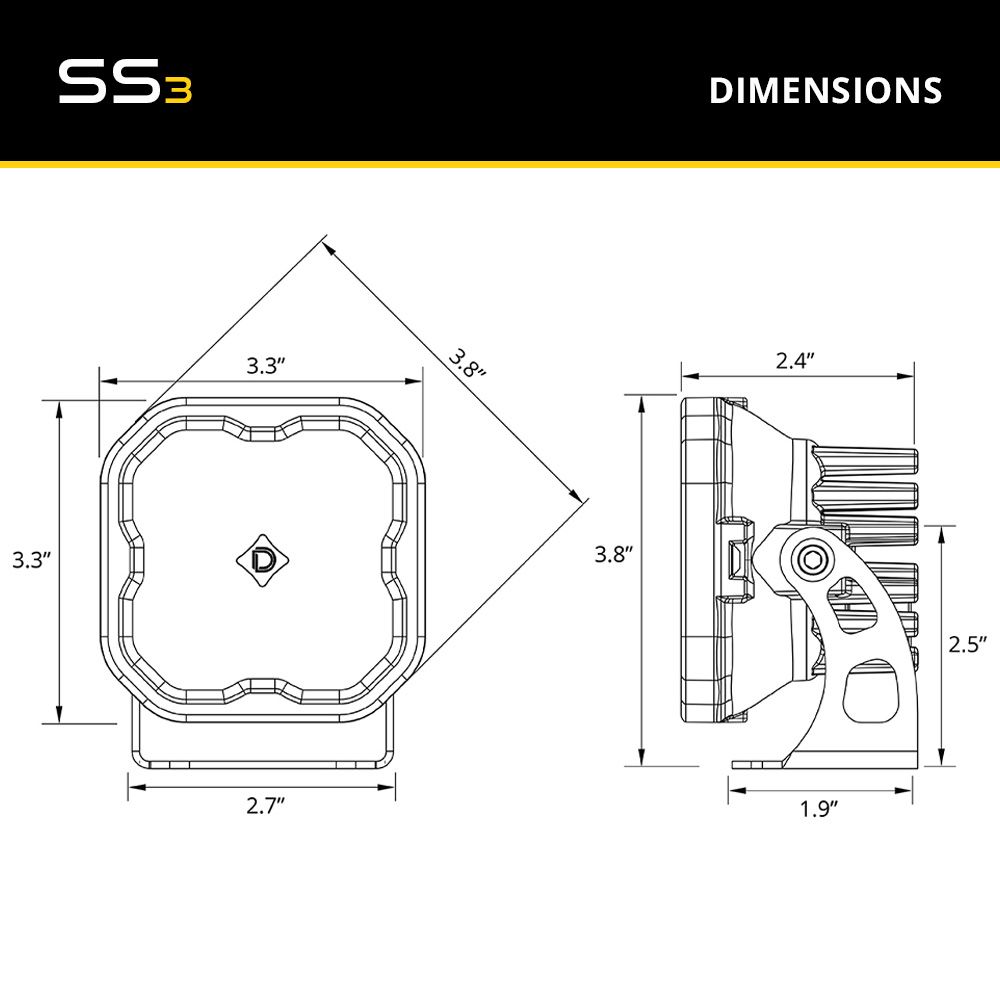 Diode Dynamics SS3 Infrared - Pair