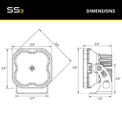 Diode Dynamics SS3 Infrared - Pair
