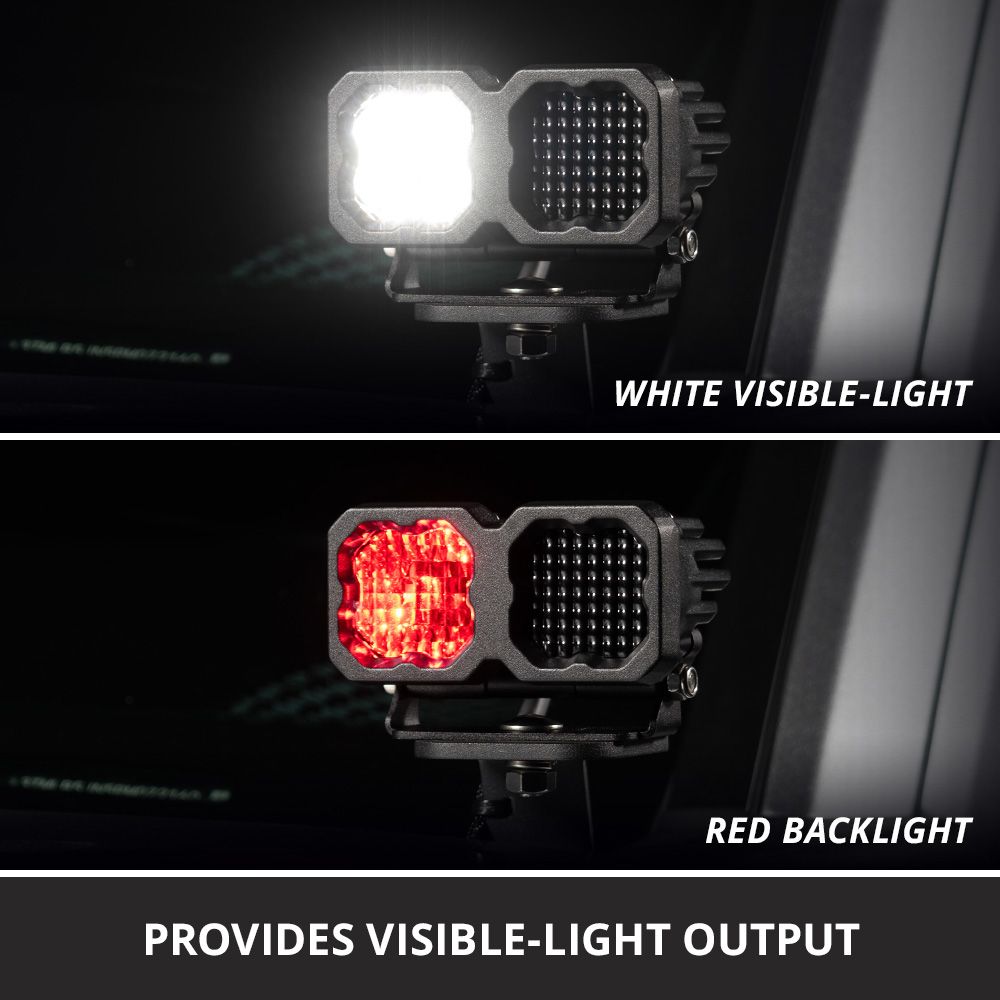 Diode Dynamics SSC1 Dual Infrared/White LED Pod