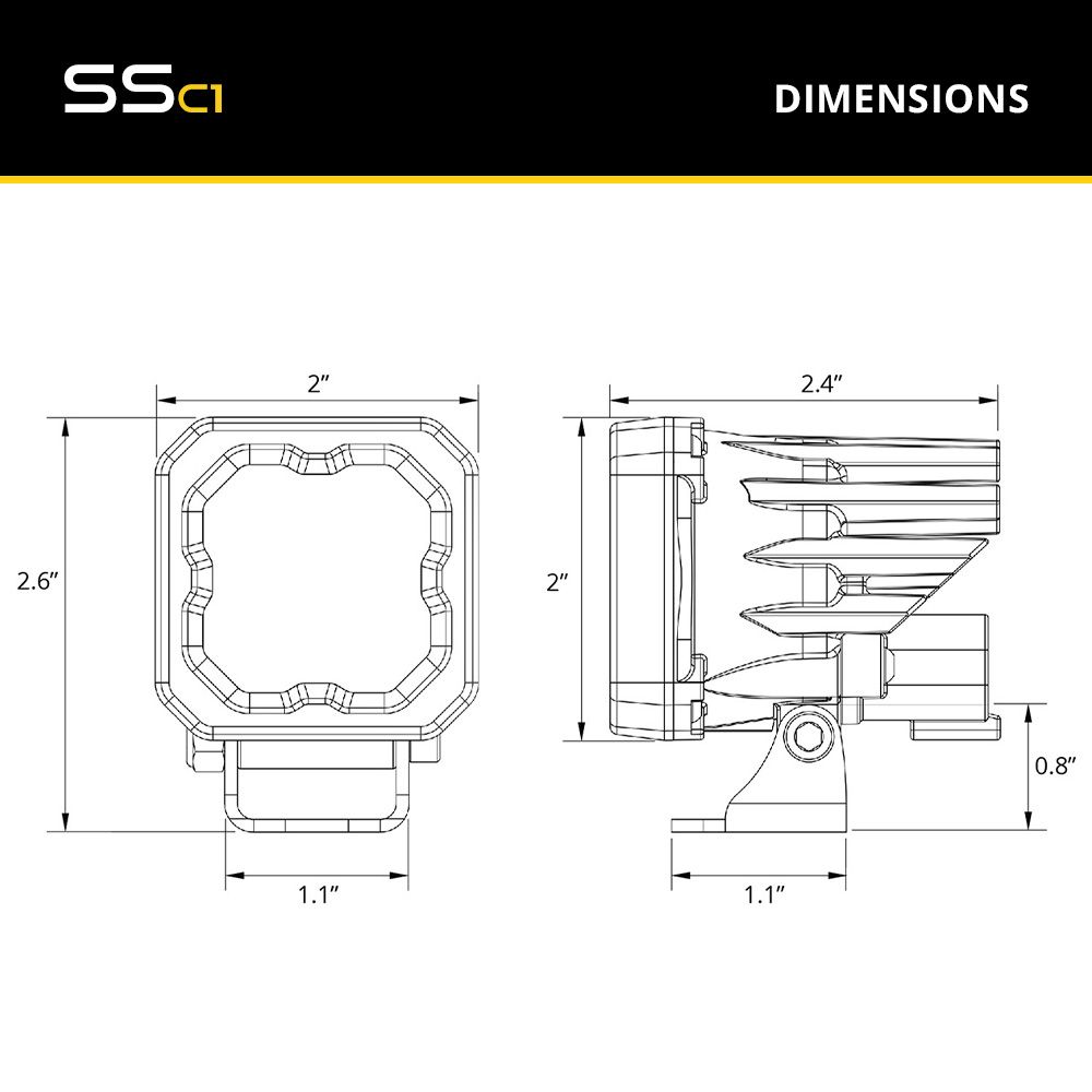 Diode Dynamics SSC1 Infrared - Single
